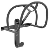 Vidaxl Bridle Holder Wall -żelazna czarna