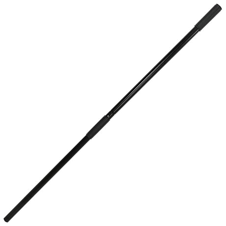 Vidaxl hooivorksteel ø3,5x127,5 cm zwart staal