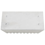 Vidaxl roskammen 3 st aluminium zilverkleurig