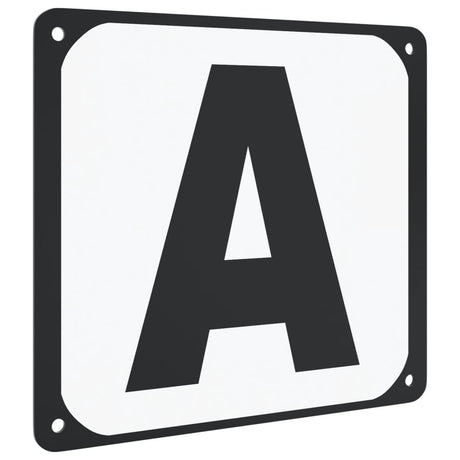 Vidaxl dressuurletters 12 st staal