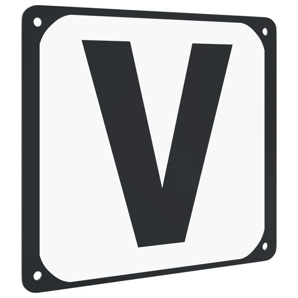 Vidaxl dressuurletters 12 st staal