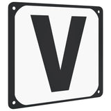 Vidaxl dressuurletters 12 st staal