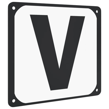 Vidaxl dressuurletters 12 st staal