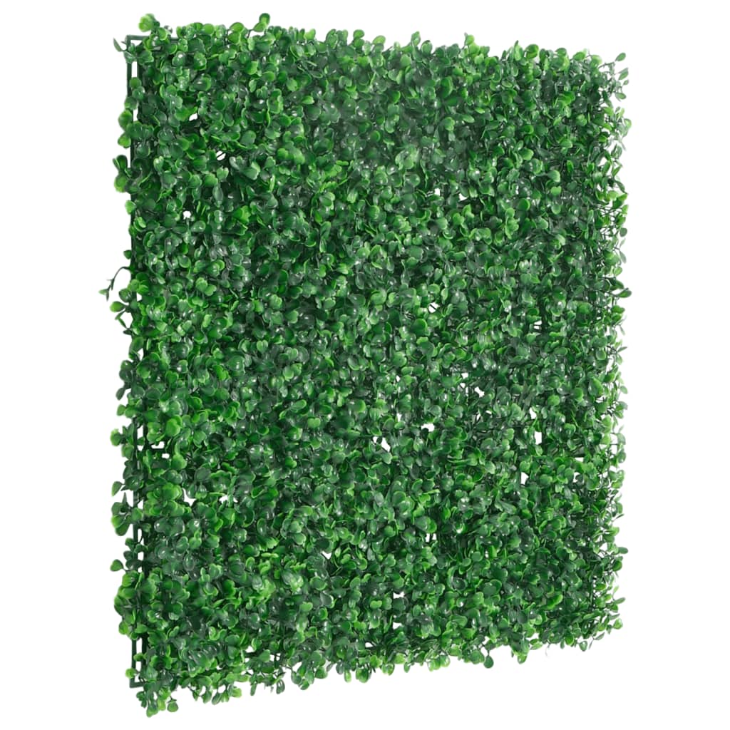 VidaXL fence with artificial heath 24 st 50x50 cm green