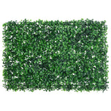 Vidaxl hek met kunstheester 24 st 40x60 cm groen