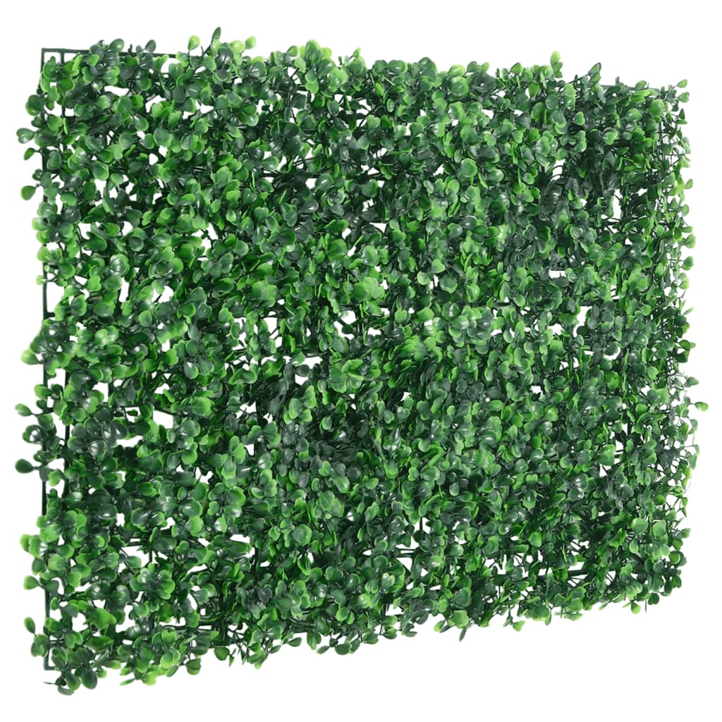 Vidaxl hek met kunstheester 24 st 40x60 cm groen