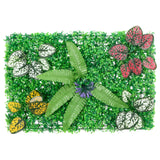 VidaXL fence with artificial plants 6 st 40x60 cm green