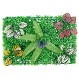 Vidaxl Fence con piante artificiali 24 ST 40x60 cm verde