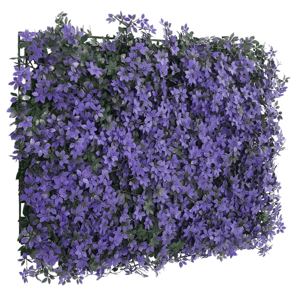 Vidaxl Gate con foglie artificiali 6 pezzi 40x60 cm viola