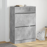 VidaXL shoe cabinet with 2 folding drawers 80x34x116 cm concrete price