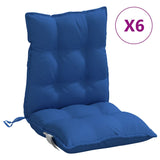 Vidaxl stolputer 6 stk korsrygg Oxford Fabric Royal Blue