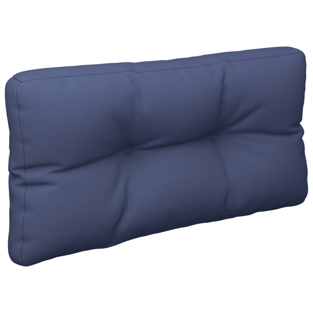 Vidaxl Pallet cushion 120x40x12 cm Fabric Marine blue