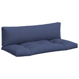 Vidaxl Pallet Cushions 2 ST Oxford Fabric MarineBlauw