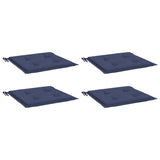 Cojines de paleta Vidaxl 4 PCS 40x40x3 CM Oxford Fabric Marine Blue