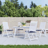 Vidaxl palletkussens 4 st 50x50x4 cm oxford stof marineblauw