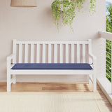 Vidaxl Garden Bench Pushion 150x50x3 cm Oxford Fabric Marine Blue