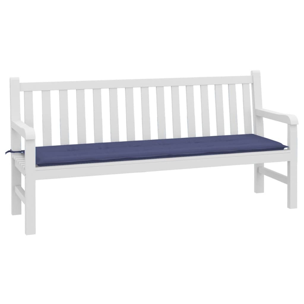 Vidaxl Garden Bench Cushion 180x50x3 cm tessuto oxford blu marino