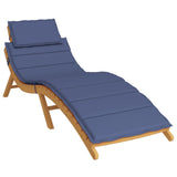 Vidaxl Lounger poduszka Oxford Fabric Marine Blue