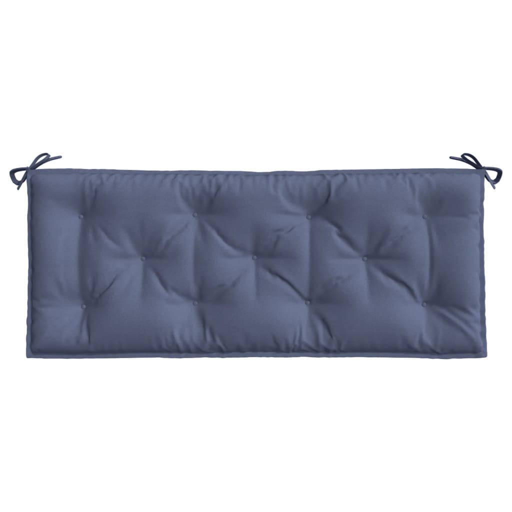 Vidaxl jardin banc coussin 120x50x7 cm oxford tissu marin bleu