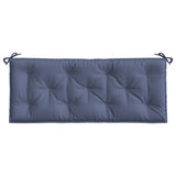 Vidaxl Garden Bench Cushion 120x50x7 cm tessuto oxford blu marino