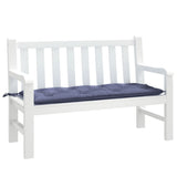 Vidaxl Garden Bench Cushion 120x50x7 cm tessuto oxford blu marino