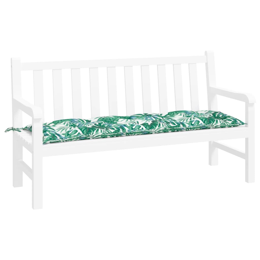 VIDAXL Garden Bench Blaphion 150x50x7 cm Oxford tkaninski vzorec