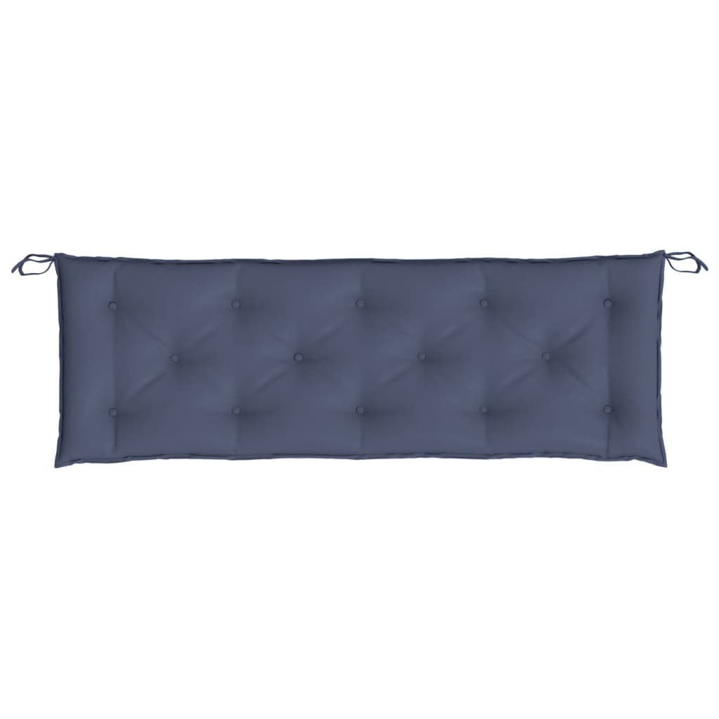 Vidaxl Garden Banch Cushion 150x50x7 cm tessuto oxford blu marino