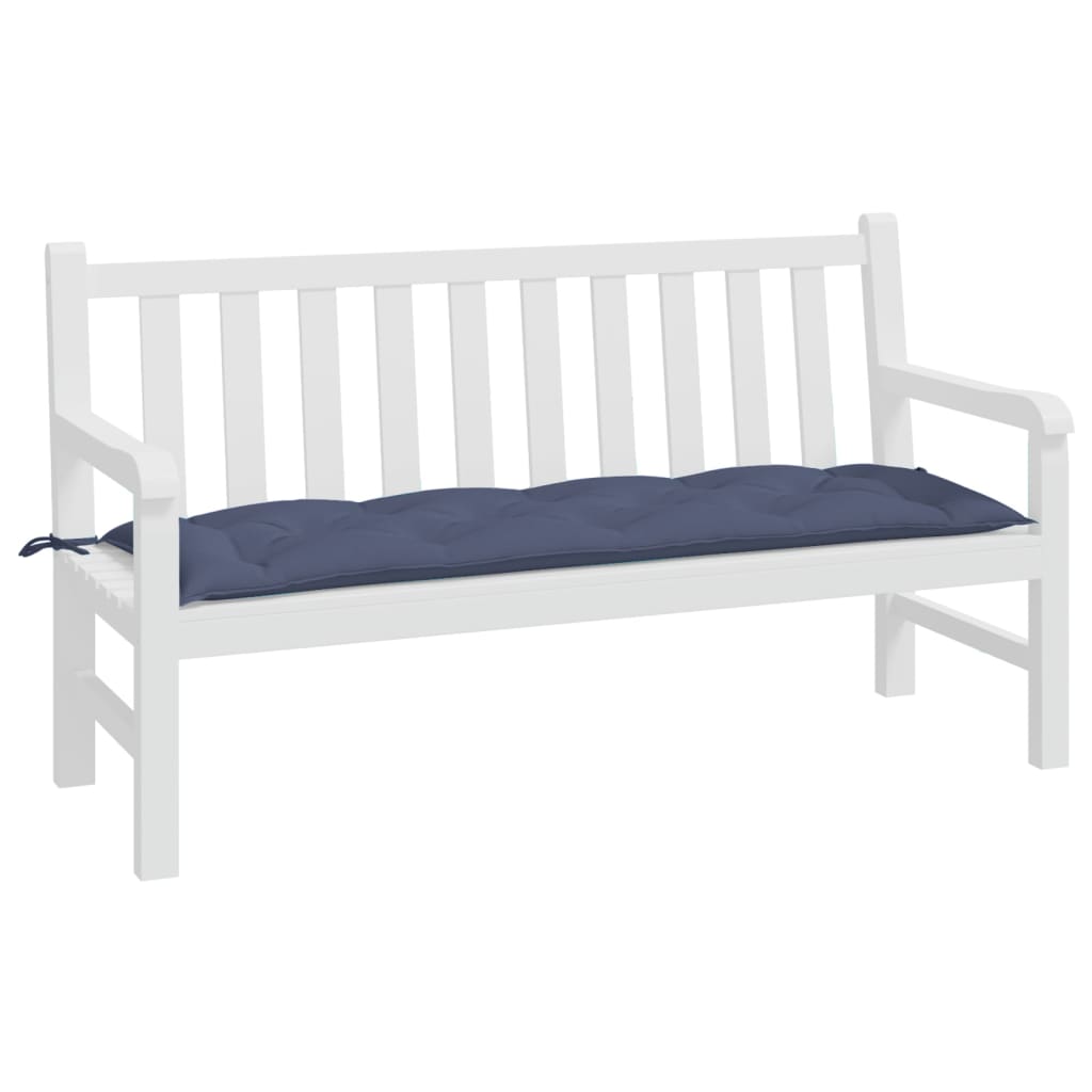 Vidaxl Garden Bench Cushion 150x50x7 CM Oxford Fabric Blue azul