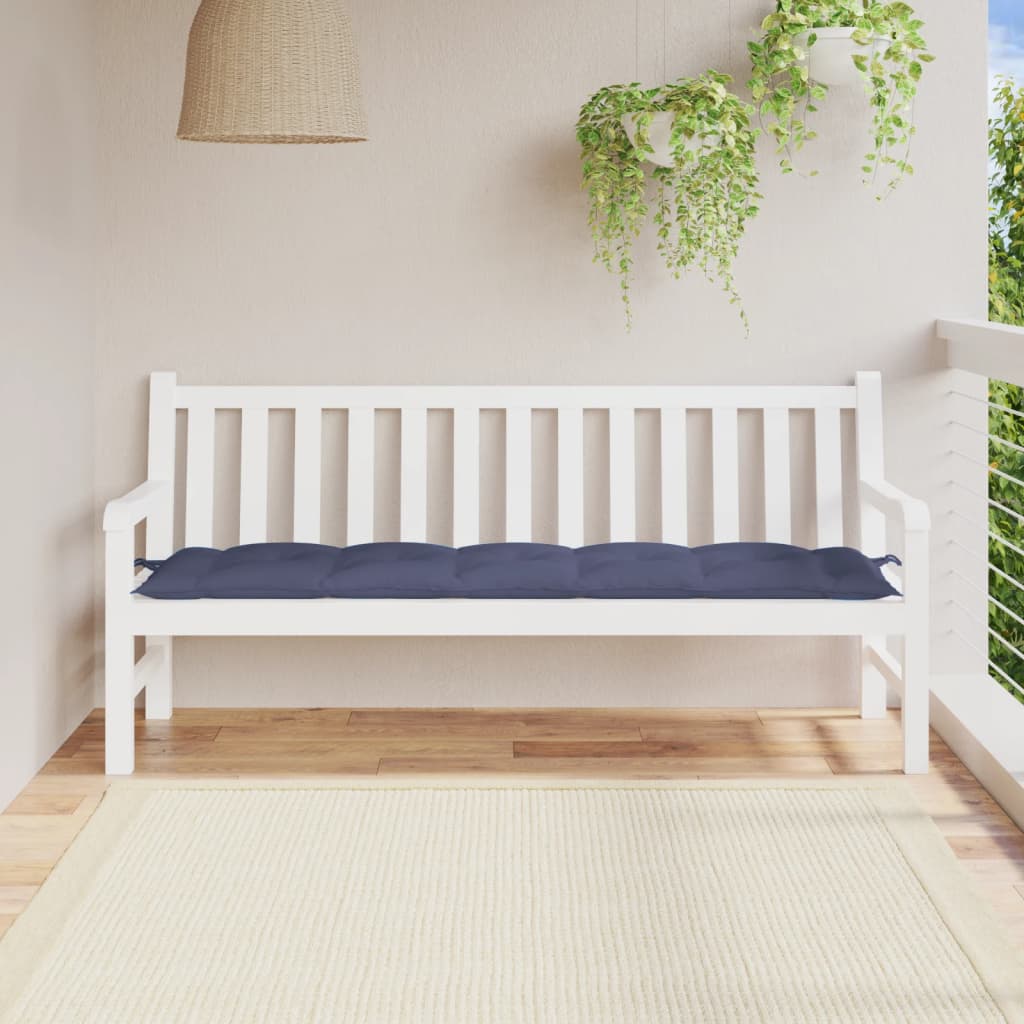 Vidaxl Garden Bench Cushion 180x50x7 CM Oxford Fabric Marine Blue