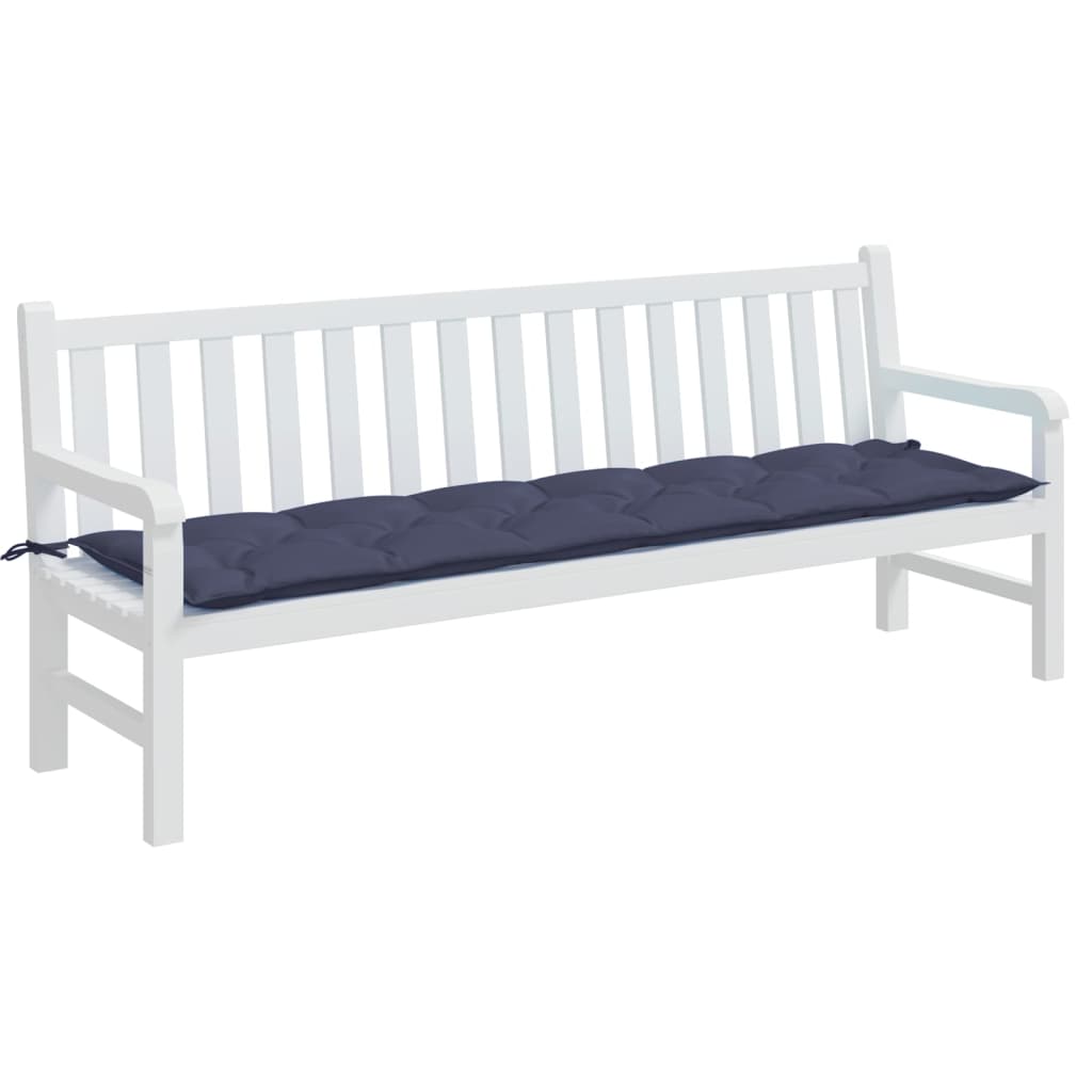 Vidaxl Garden Bench polštář 200x50x7 cm Oxford Fabric Marine Blue