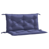 Vidaxl Garden Banc Cushions 2 St 100x50x7 cm Oxford tissu marin bleu