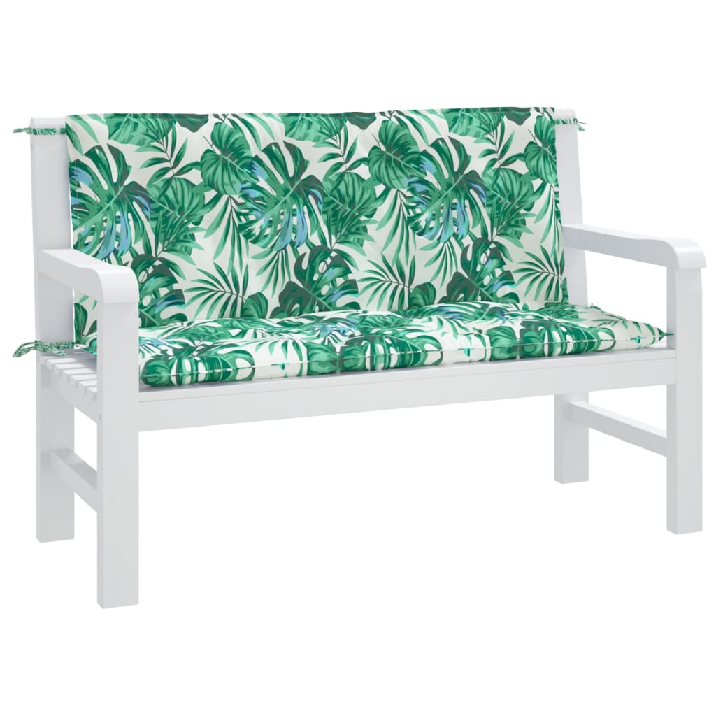 VIDAXL Garden Bench blazine 2 PCS LIST VAMTER 120x50x7 cm Oxford Fabric