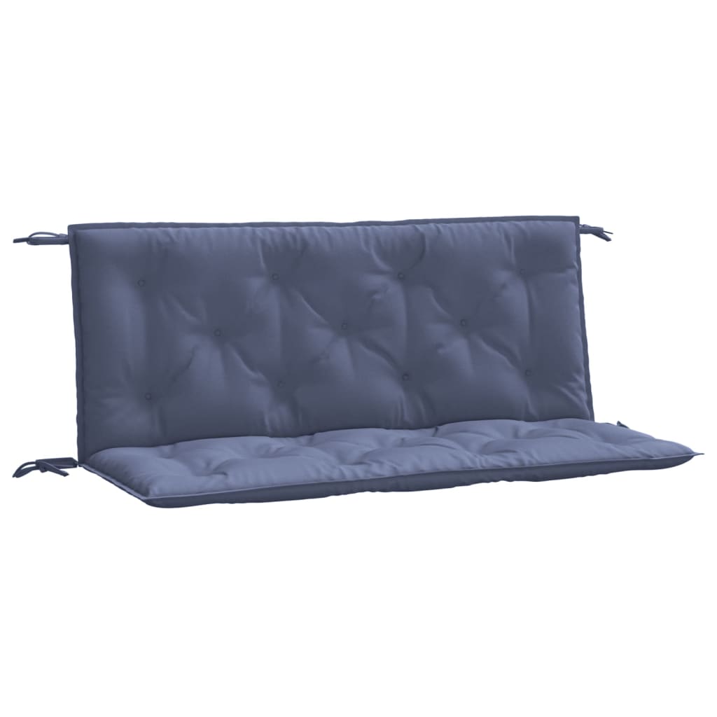 Vidaxl Garden Bench polštáře 2 ks 120x50x7 cm Oxford Fabric Marine Blue