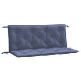 Vidaxl Garden Bench CUDIONS 2 st 120x50x7 cm Oxford Fabric Marine Blue