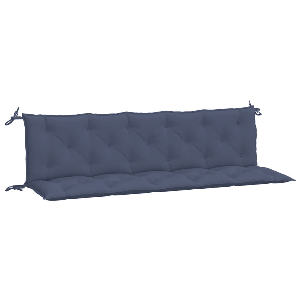 Vidaxl Garden Bench polštáře 2 st 180x50x7 cm oxford tkanina Marine Blue