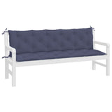 Vidaxl Garden Bench Poduszki 2 ST 180x50x7 CM Oxford Fabric Blue