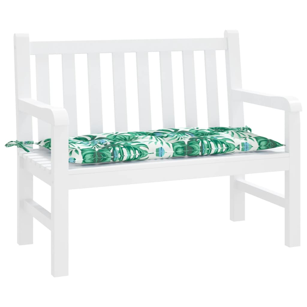 VIDAXL Garden Bench Blaphion 110x50x7 cm Oxford tkaninski vzorec