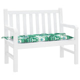 Vidaxl Garden Bench polštář 110x50x7 cm Oxford Fabric list vzorec