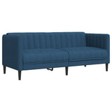 Vidaxl 2-zitsbank stof blauw