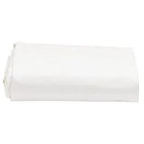 Vidaxl dekzeil 650 g m² 1x2,5 m wit