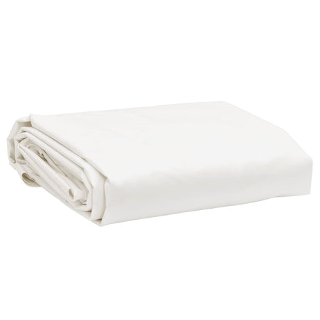 Vidaxl dekzeil 650 g m² 5x6 m wit