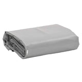 Vidaxl dekzeil 650 g m² 5x8 m grijs