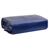 Vidaxl dekzeil 650 g m² 3x3 m blauw