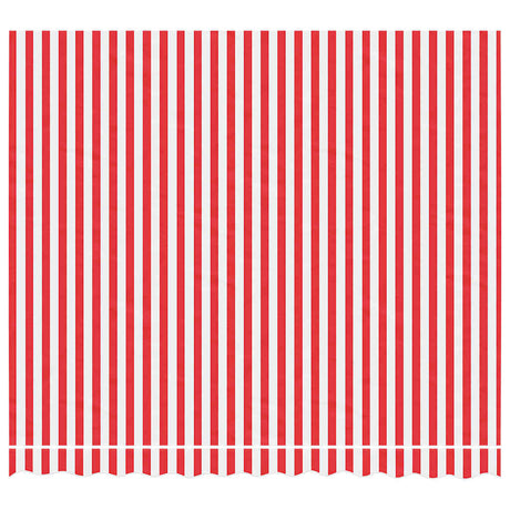 Vidaxl vervangingsdoek voor luifel gestreept 3x2,5 m rood en wit