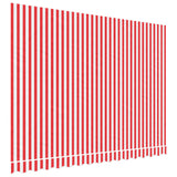 Panno sostitutivo Vidaxl per Luifel Striped 3,5x2,5 m rosso e bianco