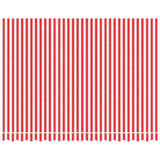 VidaXL Replacement cloth for Luifel Striped 3.5x2.5 m Red and White