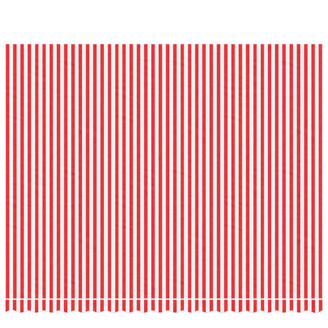 Vidaxl vervangingsdoek voor luifel gestreept 4,5x3,5 m rood en wit