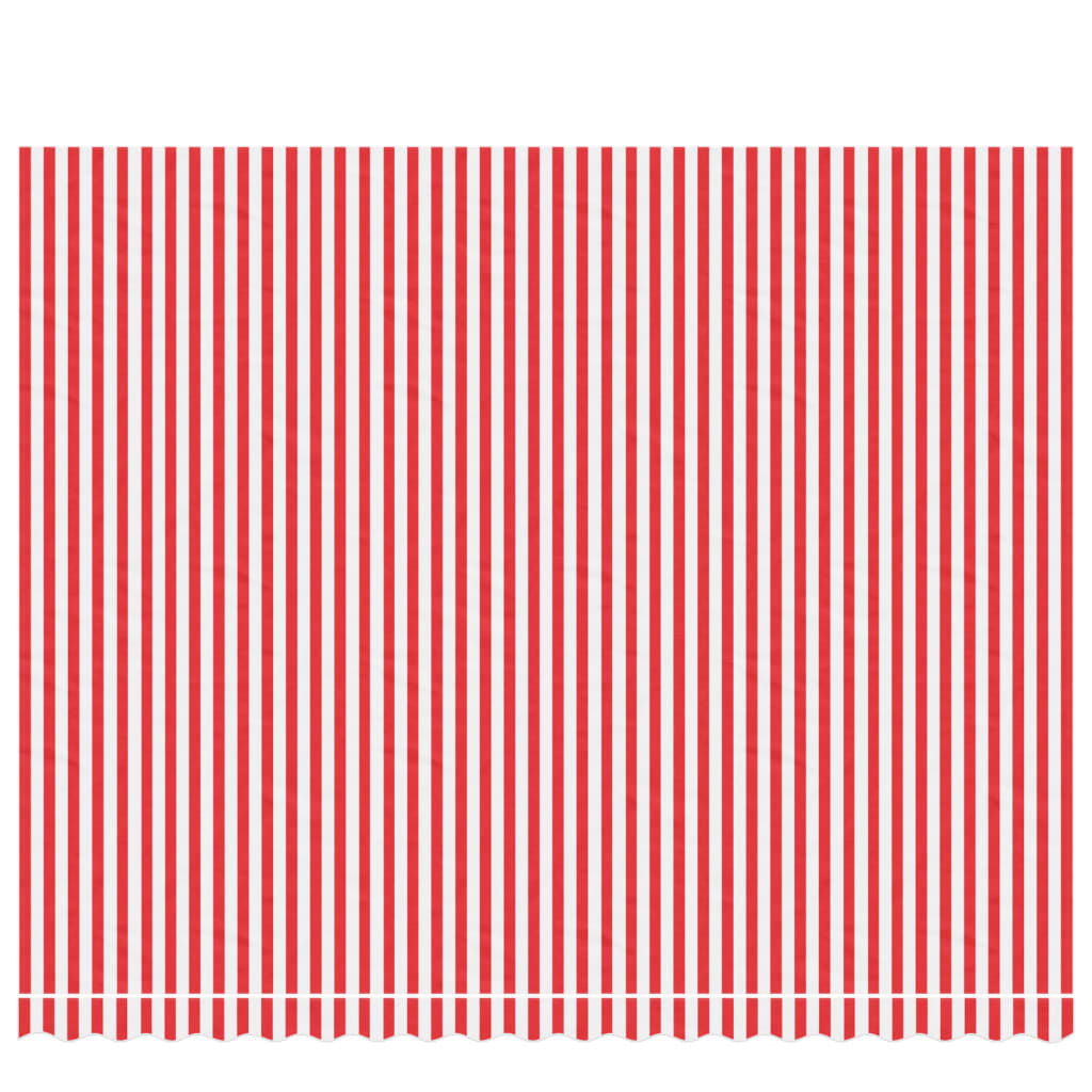 VidaXL Replacement cloth for Luifel Striped 4.5x3.5 m Red and White