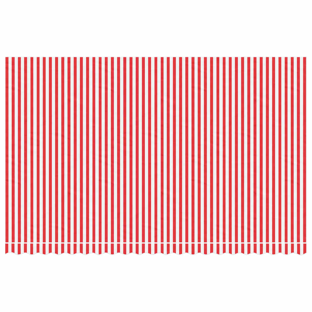 Vidaxl vervangingsdoek voor luifel 500x300 cm polyester rood en wit