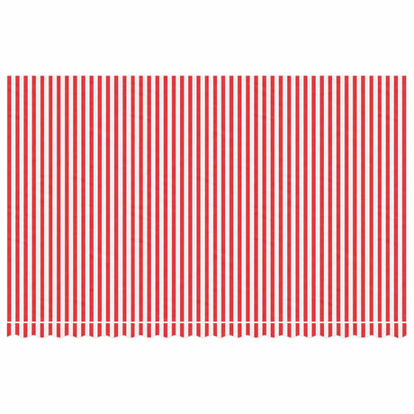 Vidaxl vervangingsdoek voor luifel 500x300 cm polyester rood en wit